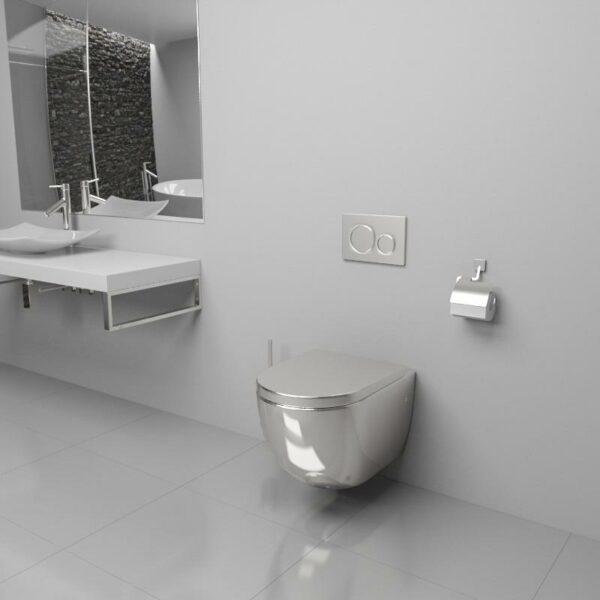 Cuvette suspendue Shine Argent sans bride – Image 2